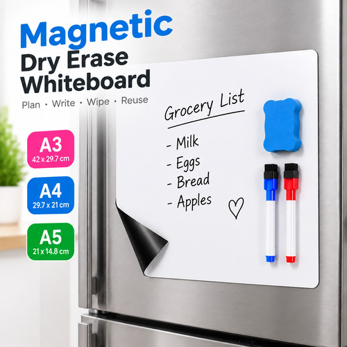 Fridge magnetic whiteboard - fridge,
