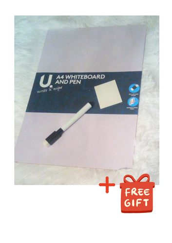 New whiteboard pen and - a4,