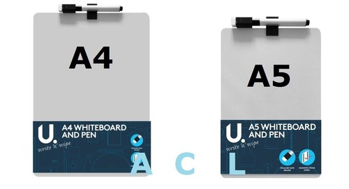 White board with pen eraser - with,