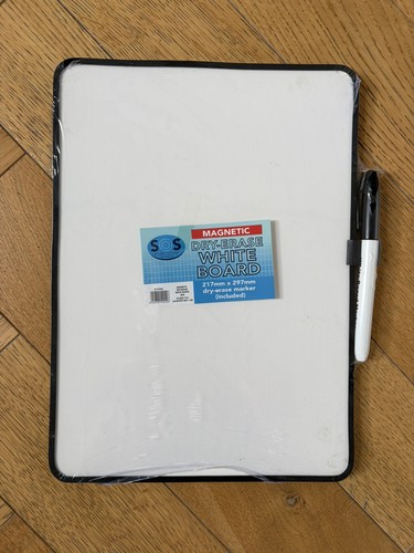 Whiteboard dry wipe white - a4,