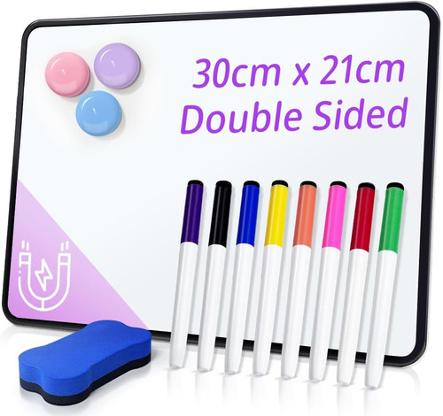 Whiteboard mini dry erase - a4,