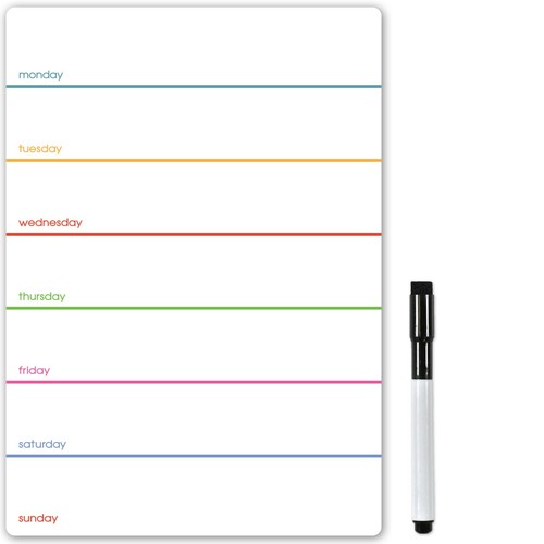 Magnetic weekly planner - magnetic, planner,