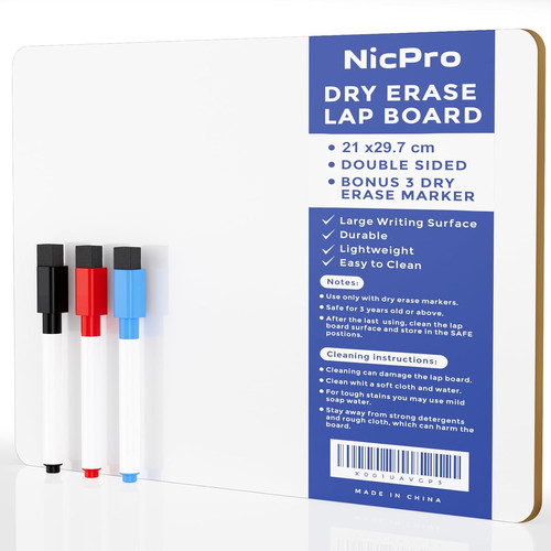 Nicpro dry erase mini - erase,