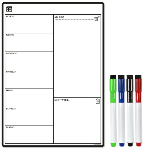 Magnetic whiteboard planner - whiteboard,