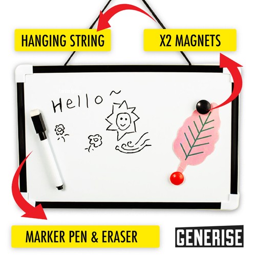 Magnetic whiteboard dry - a4,