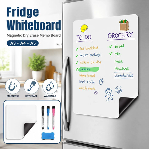 Fridge whiteboard magnetic - fridge,