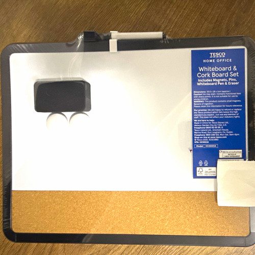 Tesco magnetic dry erase - tesco, a4