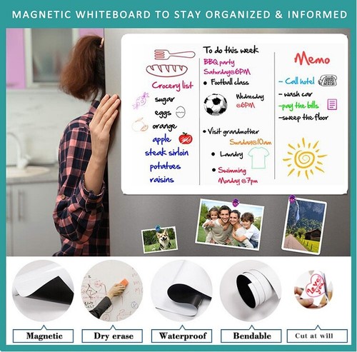 Magnetic whiteboard for fridge - whiteboard,