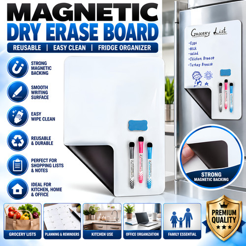 Fridge whiteboard magnetic - fridge,