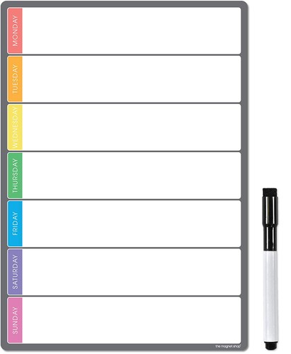 Magnetic weekly planner dry - planner,,