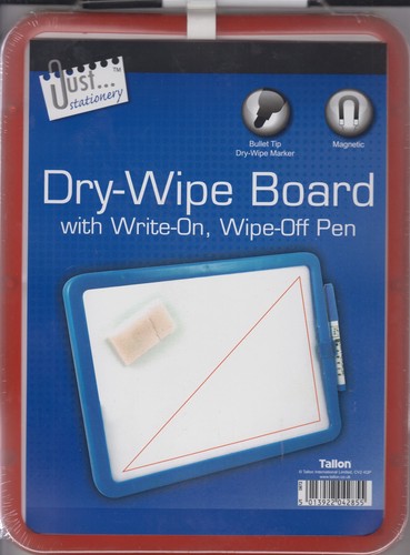Magnetic backed dry - dry, wipe